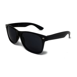 KIDS Classic Sunglasses Black Lens Style - Unisex Childrens Shades UV400 Protective [Black Frame]