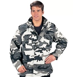 Rothco  URBAN CAMO MENS ARMY Rothco M-65 Field Jacket Coat  with Removeable Liner S -3X - L