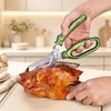 CHEN-KE Rust Resistant Heavy Duty Multipurpose Kitchen Shears-Green
