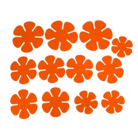 Pot and Pan Protectors, Set of 12 and 3 Different Sizes Felt Pot Separators, Anti Slip Cookware Protectors Dividers Pads, for Stacking and Protecting Pots Pans (Orange)