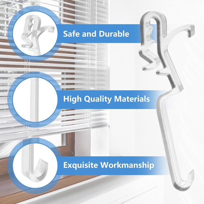 Clips for Hunter Douglas Blinds, 12Pcs Clear Valance Clips Replacement