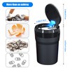 EOCICI Car Ashtray with Lid, Car Ashtrays for Cup Holder