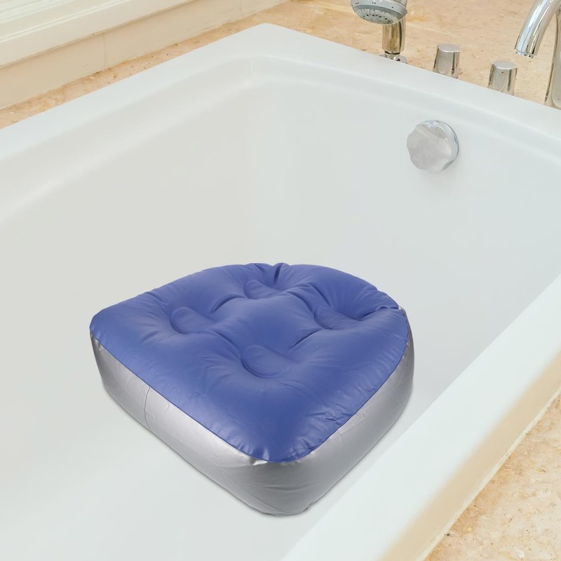 EXHUMKY Confezione da 2 cuscini gonfiabili per vasca da bagno,