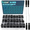 KEZE 788 Pcs SAE Rubber O Ring Assortment Kit Buna-N