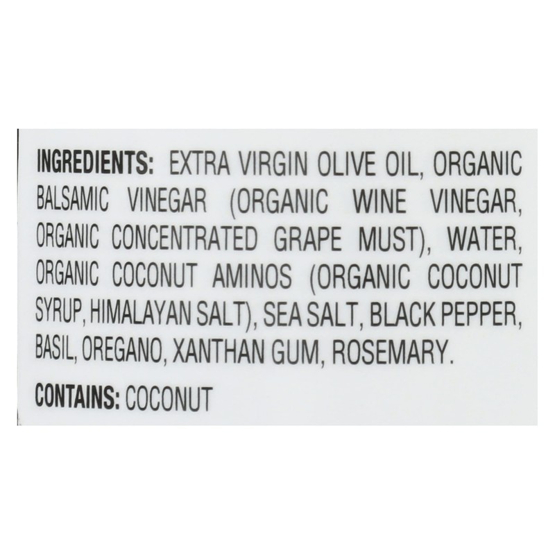 Fody Food Co Balsamic Vinaigrette Dressing, No Onion, No Garlic,
