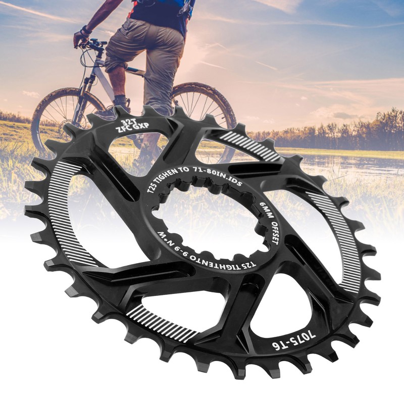 Bike 32T Single Speed Chainring 6mm Offset Direct Mount Narrow