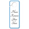 GRAPHICS & MORE Please Remove Your Shoes Elegant Plastic Door