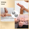 2 PCS Stainless Steel Hand Exercise Balls, 2.2 in Grip