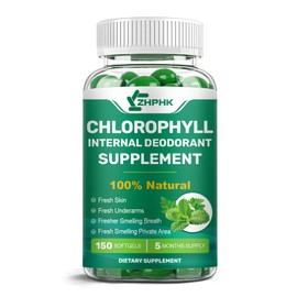 Chlorophyll Supplement Internal Body Deodorant Natural Odor Remove, Non-GMO