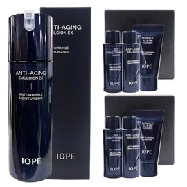 IOPE Men Anti-Aging Emulsion EX 120ml + Men Anti-Aging 3-piece Kit x ​​2 Set Giveaway / 아이오페 맨 안티에이징 에멀젼 EX 120ml+맨 안티에이징 3종키트 x2세트 증 정
