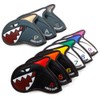 AIMSHARK ゴルフカラーリングアイアンカバー/9個セット/ゴルフヘッドカバー(ミックスブラック+WH+グレーセット)