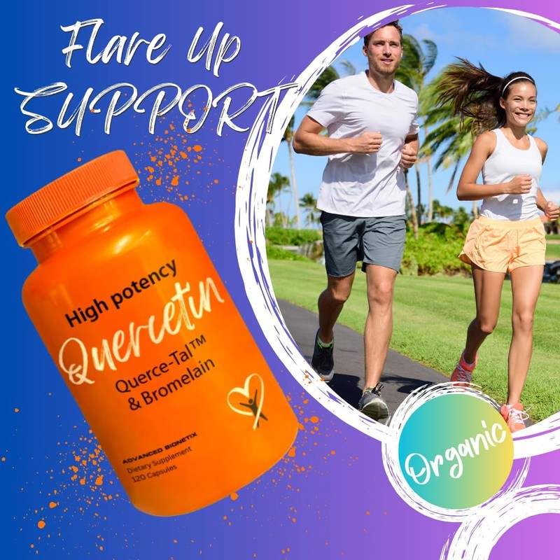 Querce-Tal™ Quercetin + Bromelain 120 Veg Capsules | High Potency
