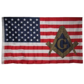 3x5 USA American Mason Masonic Lodge Polyester Flag 3x5 Banner Grommets BEST Garden Outdor Decor polyester material FLAG PREMIUM Vivid Color and UV Fade Resistant