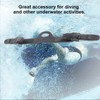 1Pair Diving Adjustable Scuba Diving Fins Straps Accessory (L)