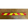 Oralite Lime & Red Reflective Chevron Panel (Multiple Sizes) Reflexite