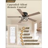 Fanbulous 56 Inch Chandelier Ceiling Fans with Lights and Remote,