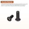 DTGN 10pcs 3/8-16x1" Button Head Socket Cap Screw Machine Carbon