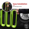 SQQP Grill Insert Grille Inserts Cover Fit for 2007-2018 Jeep