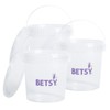 1 litre paint kettle with lids/PACK OF 3 - Betsy