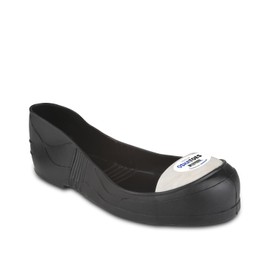 Oshatoes Metal-Free PVC Overshoes with Composite Safety Toes – Slip-Resistant Toe Cap Safety Shoe Covers for Visitors & Temporary Workers, White, US Shoe Size : Men's 4-5, Women's 5-6 (XX-Small)