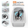 Stainless Steel Jumbo XXL Cat Litter Box with Lid |