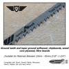 15 x TopsTools T101D 100mm Jigsqw Blades Designed for Clean