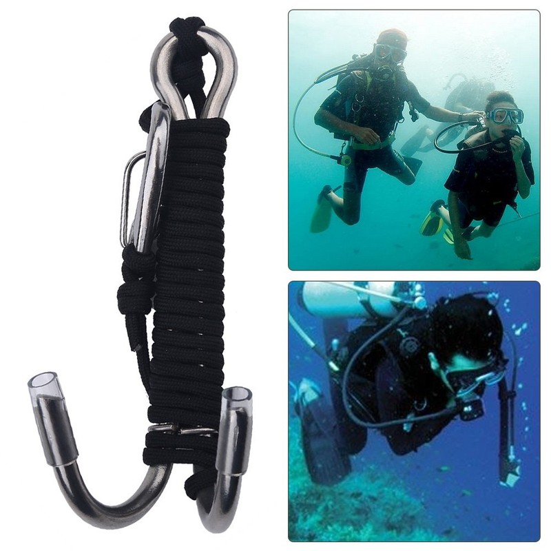 Tbest Reef Hook, Reef Hook, Diving, Double Stainless Steel Reef