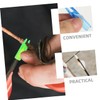 GRIRIW 16Pcs DIY Arrow Nocks Tails Transparent Blue Green White