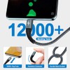 Paquete de 3 cables USB C a USB C, 60