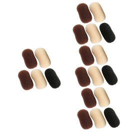 FRCOLOR 20pcs Women Hair Clamps Bump Pad Clips Comfortable Volume Enhancers Versatile Hair Styling Accessories Safe Materials for Various Hairstyles Color Options