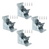Folding Leg Brackets 4PCS 90° Self-Locking Hinges Lock Extension Support