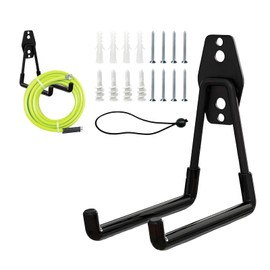 NYTKL Garage Hooks, Wall Mount Heavy-Duty U Shaped Hook with Anti-Slip Coating, Utility Steel Wall Storage Hooks for Organizing Power Tool Garage Garden Tools, Car Accessories