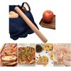 Mirhua Rolling Pin Rolling Pin Natural Wood Beech Pipe Cake