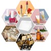 FFowcye Acrylic Nail Polish Organizer Rack, 6 Tier Holder Stand,
