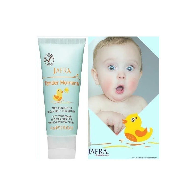 Protector Solar Crema Bebe Fps Tender Moments Jafra