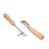 Leather Working Tools Set Log Color Curved Handle DIY Hand