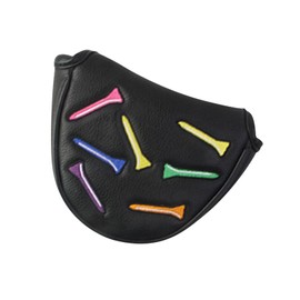 Putter Cover Mallet | Waterproof Magnetic Golf Club Head Covers | Fashion Protective Headcover with Embroidery, Portable Golfing Accessories for Men Women Athlete Golfer