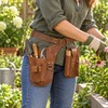 Adjustable Waist Tool Bag – PU Leather Work Belt Pouch