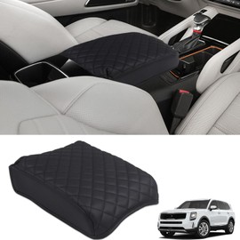 Center Console Cover Compatible with Kia Telluride 2024 2023 2022 2021 2020, Waterproof Anti-Scratch Car Armrest Seat Box Protector Cover Cushion for Kia Telluride Accessories