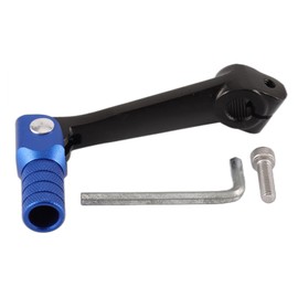 GOOFIT Blue Black CNC Universal Motorbike Shift Lever Aluminum Folding Gear with Tools Replacement for T4 TGR MX6 M4 Most Dirt Pit Bikes ATV UTV