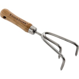 Kent & Stowe - Stainless Steel Garden Life Hand 3-Prong Cultivator, FSC®