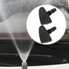 YINETTECH 4pcs 8mm Car Adjustable Front Windshield Washer Nozzles Wiper
