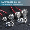 DMWD 2pcs 16mm Ultra Short Metal Waterproof Momentary Push Button