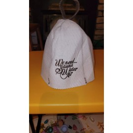 ECO Sauna Wool Hat Felt Banya Hats Cap Russian Spa Head Protection Bath Natural