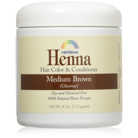 Pack of 2 x Rainbow Research Henna Hair Color and Conditioner Persian Medium Brown Chestnut - 4 oz