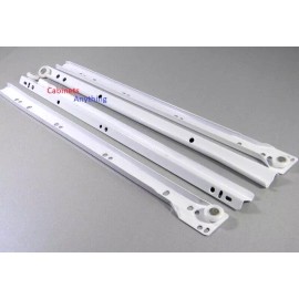 Knape & Vogt KV  1805 3/4 Extension White Epoxy Drawer Slides - 14"