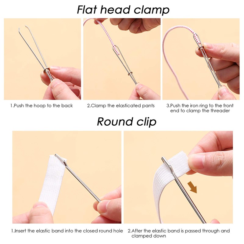 8 Pieces Sewing Loop Kit, DaKuan Include 2 Flexible Plastic