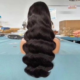 13x4 Body Wave Glueless Wigs Pre Cut HD Lace Front Wigs 200% Put on Go Body Wave Brazilian HUman Hair Wigs for Summerstyle: Body Wave, color: Natural, stretched length: 26 Inches