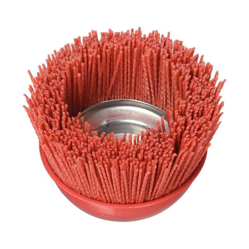 Al's Liner Abrasive 180 Grit Nylon Bristle Cup Brush -