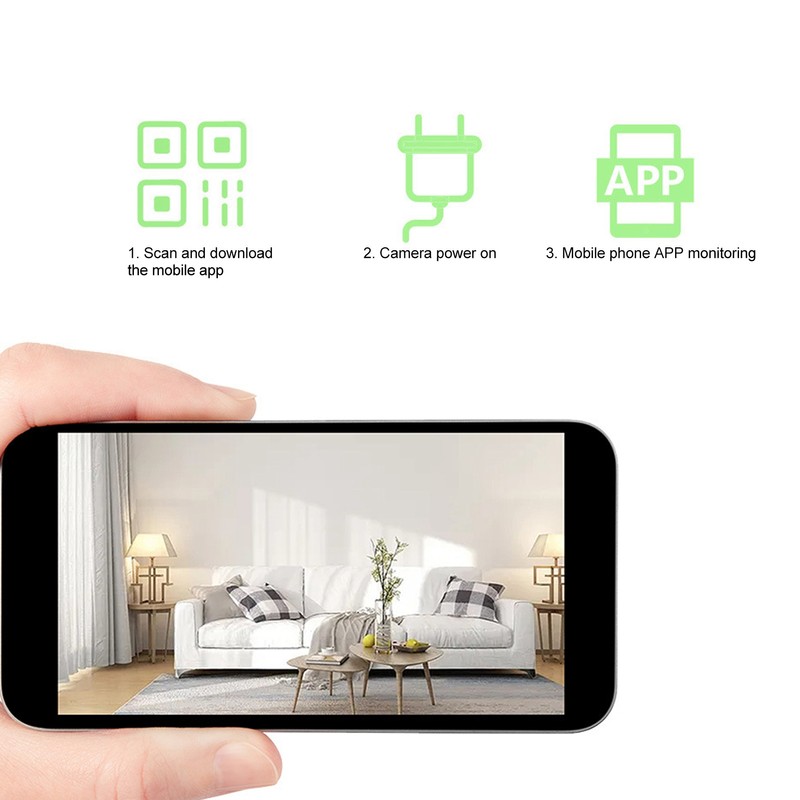 5G WiFi Security Camera HD 360 Degree Lens Night Vision